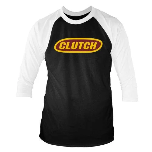 Clutch Unisex Adult Classic Logo Long-Sleeved Baseball T-Shirt-- Nylon Fabric Polyester Fabric Spandex Fabric Clutch Unisex Adult Classic Logo Long-Sleeved Baseball T-Shirt-- Nylon Fabric Polyester Fabric Spandex Fabric