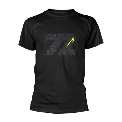 Metallica Unisex Adult Charred 72 T-Shirt-- Cotton Fabric Linen Fabric Terry Fabric