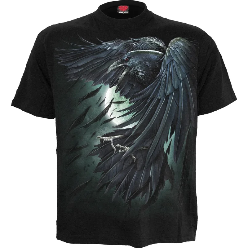 SHADOW RAVEN - T-Shirt Black-- Nylon Fabric Polyester Fabric Spandex Fabric
