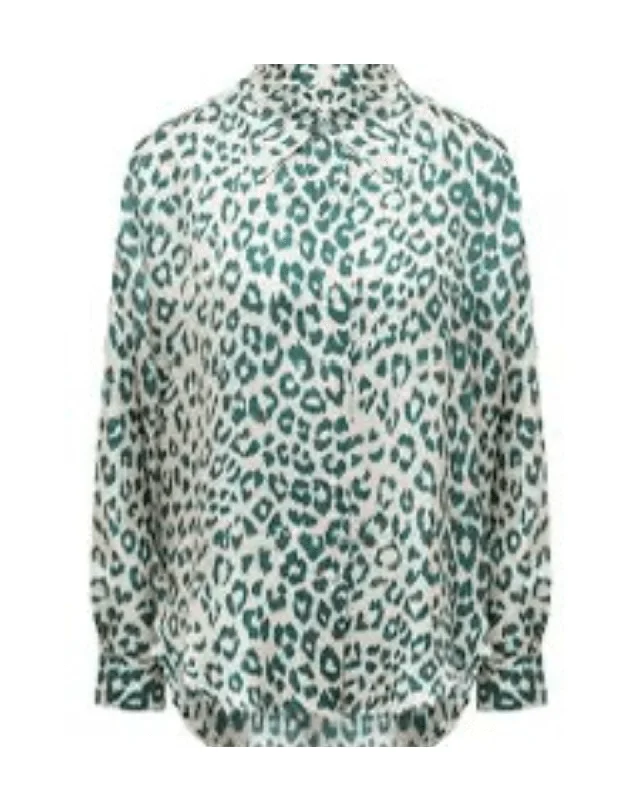 Panthere Blouse Stretchy Fitted Blouse
