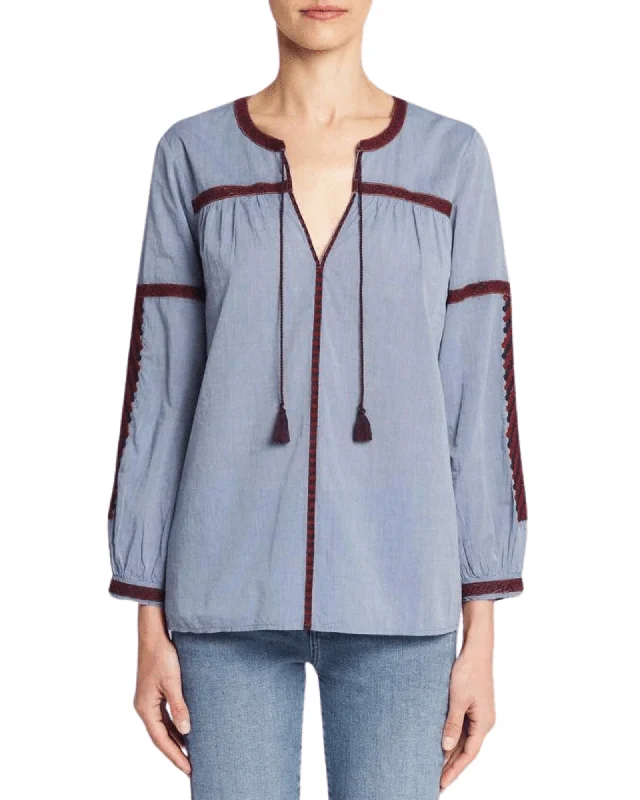 Marlen Blouse Vintage Polka Blouse