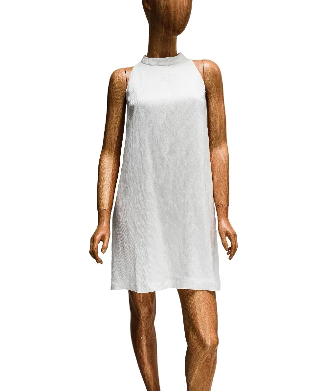 Halter Mini Dress with Bow Accent Trendy Mini Dress with Belt