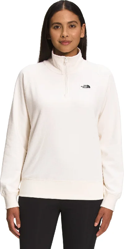 Heritage Patch 1/4 Zip T-Shirt - Women's|-|T-shirt glissière 1/4 Heritage Patch - Femme-- Graphic Embroidered Appliqued Heritage Patch 1/4 Zip T-Shirt - Women's|-|T-shirt glissière 1/4 Heritage Patch - Femme-- Graphic Embroidered Appliqued