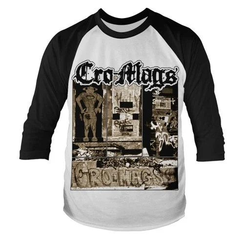 Cro-Mags Unisex Adult Graffiti Baseball T-Shirt-- Cotton Fabric Linen Fabric Terry Fabric