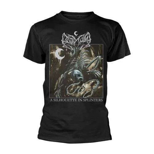 Leviathan Unisex Adult Silhouette T-Shirt-- Ribbed Striped Patterned