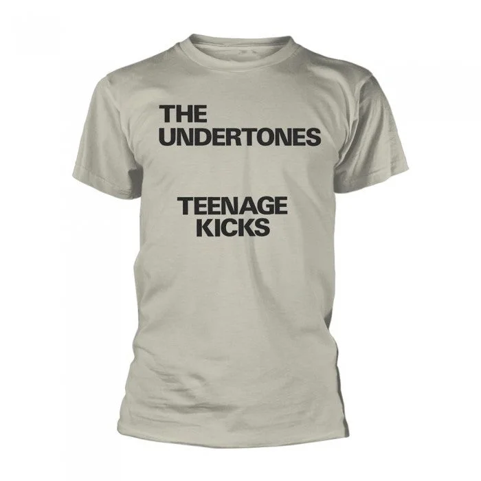 The Undertones Unisex Adult Teenage Kicks Text T-Shirt-- Nylon Fabric Polyester Fabric Spandex Fabric The Undertones Unisex Adult Teenage Kicks Text T-Shirt-- Nylon Fabric Polyester Fabric Spandex Fabric