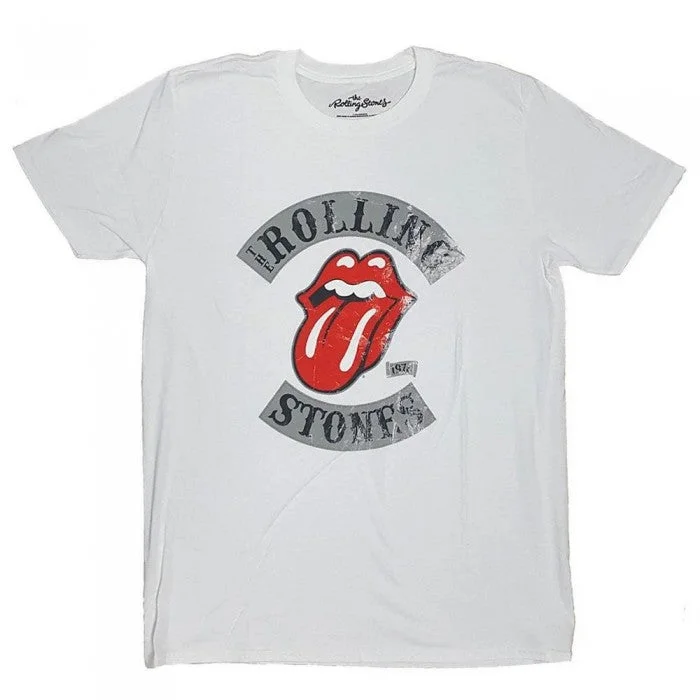 The Rolling Stones Womens/Ladies Tour 1978 T-Shirt-- Graphic T-Shirt Round Neck Polyester The Rolling Stones Womens/Ladies Tour 1978 T-Shirt-- Graphic T-Shirt Round Neck Polyester