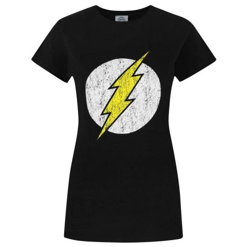 Flash Womens/Ladies Distressed Logo T-Shirt-- Chenille Fabric Brocade Fabric Lace Fabric Flash Womens/Ladies Distressed Logo T-Shirt-- Chenille Fabric Brocade Fabric Lace Fabric