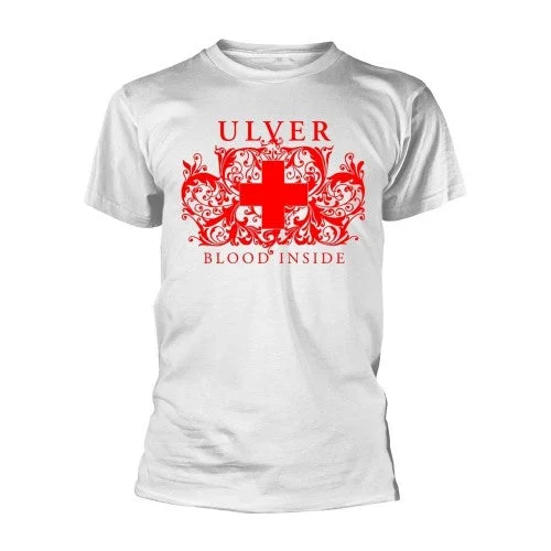 Ulver Unisex Adult Blood Inside T-Shirt-- Striped Floral Plaid