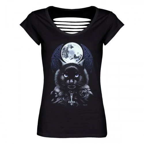 Requiem Collective Womens/Ladies The Bewitching Hour T-Shirt-- Knit Fabric Woven Fabric Fleece Fabric Requiem Collective Womens/Ladies The Bewitching Hour T-Shirt-- Knit Fabric Woven Fabric Fleece Fabric