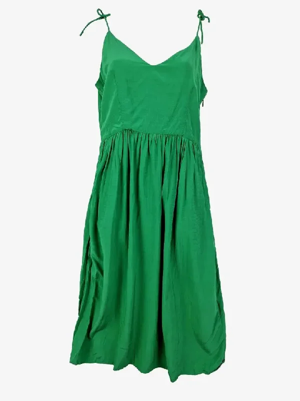 & Other Stories Moss Green Mini Dress Size 8 Fashionable Mini Dress with Pockets
