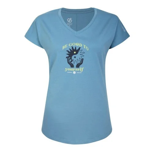 Dare 2B Womens/Ladies Finite Graphic Print T-Shirt-- Chenille Brocade Lace