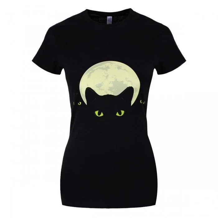 Grindstore Bright Eyes Ladies T-Shirt-- Print Jacquard Patchwork