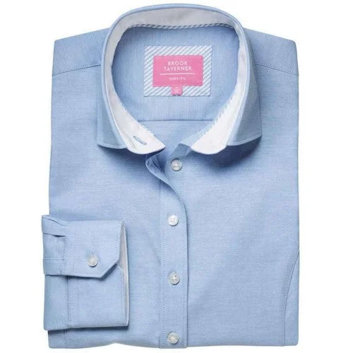 Brook Taverner Womens/Ladies Mirabel Formal Shirt-- Iron Safe Non-Iron Wrinkle Free
