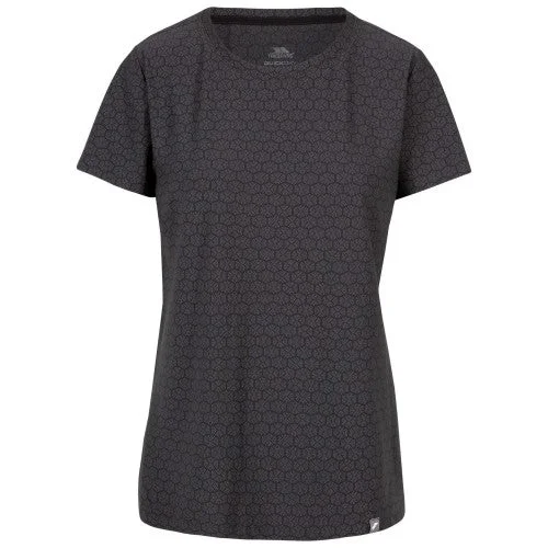 Trespass Womens/Ladies Mercy T-Shirt-- Striped Floral Plaid
