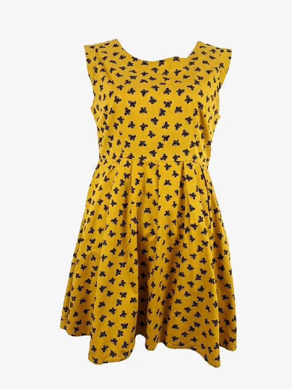 Princess Highway Mustard Pleated Butterfly Mini Dress Size 12 Comfortable Wrap Mini Dress Princess Highway Mustard Pleated Butterfly Mini Dress Size 12 Comfortable Wrap Mini Dress