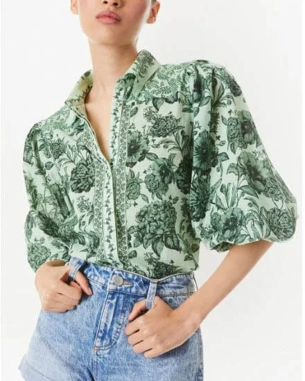 "Tiffie" Blouse Delicate Bow Blouse