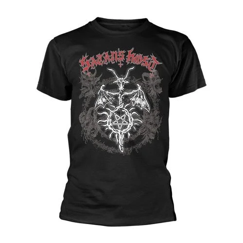 Satan´s Host Unisex Adult Celebration T-Shirt-- Plaid T-Shirt Polka Dot Checkered