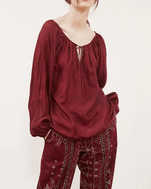 Daiga Blouse Chic Ruffle Blouse