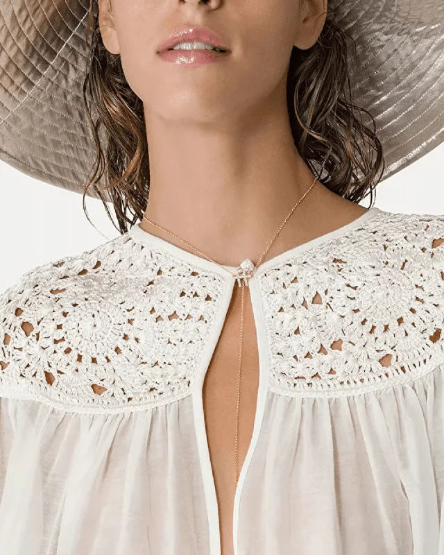 Voile Bohemian Blouse Boho Chic Blouse