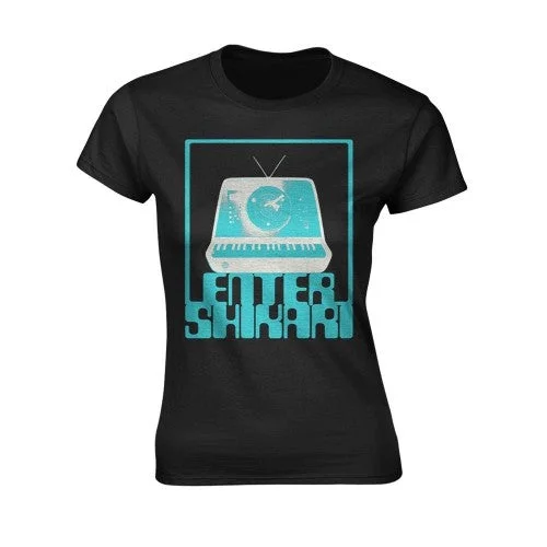Enter Shikari Womens/Ladies Synth Square T-Shirt-- Mesh Blend Leather Blend Suede Blend Enter Shikari Womens/Ladies Synth Square T-Shirt-- Mesh Blend Leather Blend Suede Blend