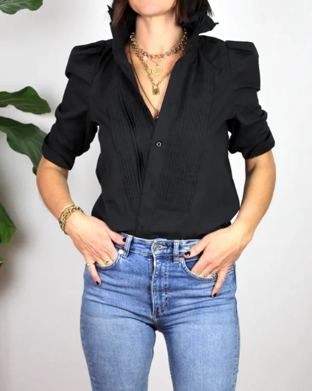 "Bontina TUX" Blouse Soft Knit Blouse