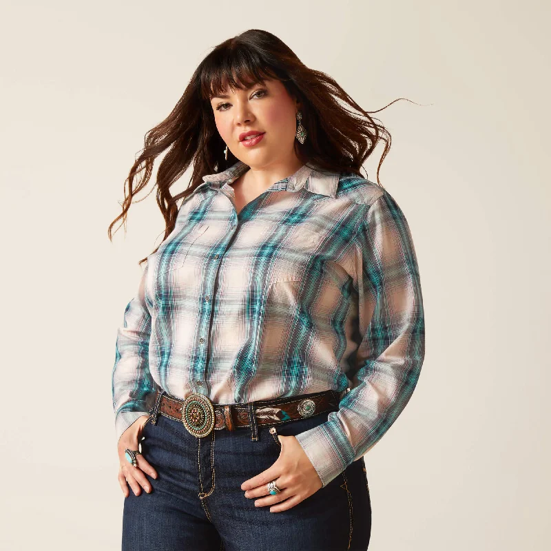 Women's Ariat Billie Jean Button Down Shirt #10048992X-- Front Pockets Side Pockets Patch Pockets Women's Ariat Billie Jean Button Down Shirt #10048992X-- Front Pockets Side Pockets Patch Pockets