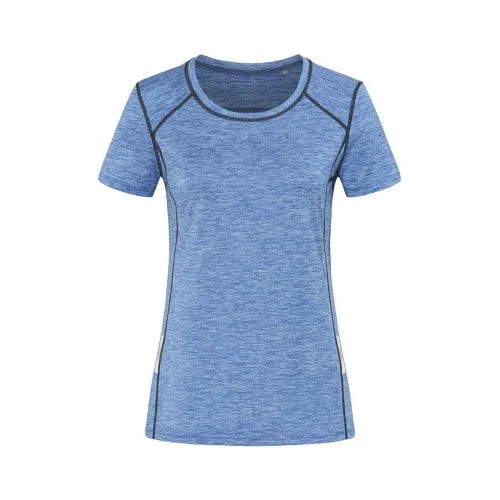 Stedman Womens/Ladies Reflective Recycled Sports T-Shirt-- Thin T-Shirt Open Front Quick Dry Stedman Womens/Ladies Reflective Recycled Sports T-Shirt-- Thin T-Shirt Open Front Quick Dry