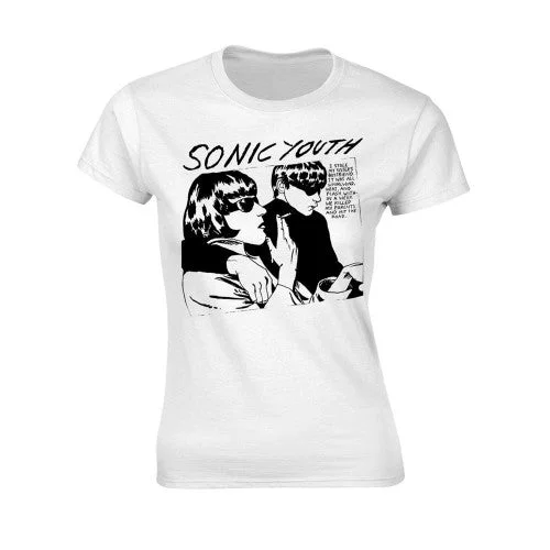Sonic Youth Womens/Ladies Goo Album T-Shirt-- Front Pockets Side Pockets Patch Pockets Sonic Youth Womens/Ladies Goo Album T-Shirt-- Front Pockets Side Pockets Patch Pockets