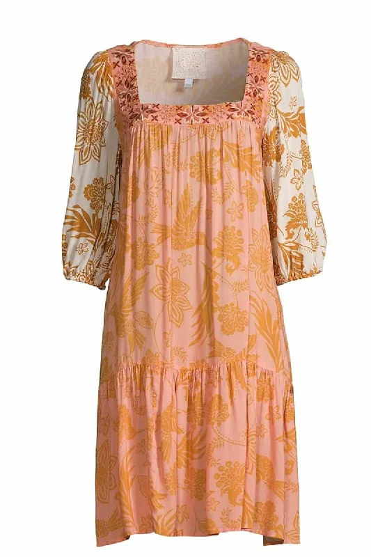 Johnny Was Kalik Mini Dress Multi Fashionable Denim Mini Dress