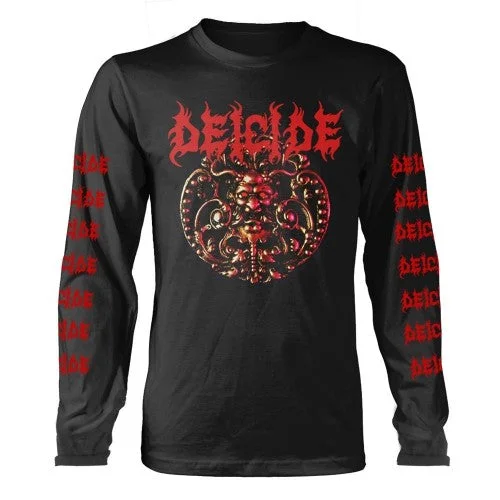 Deicide Unisex Adult Self Titled Album Long-Sleeved T-Shirt-- Seamless Knitted Crochet Deicide Unisex Adult Self Titled Album Long-Sleeved T-Shirt-- Seamless Knitted Crochet