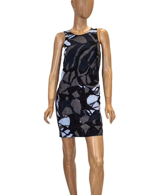 Relaxed Linen Mini Dress Comfortable Casual Mini Dress