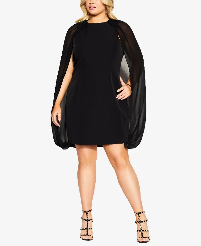 Trendy Plus Size Imogen Mini Dress Casual Button-Up Mini Dress