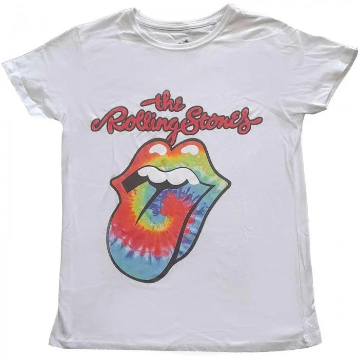 The Rolling Stones Womens/Ladies Logo Cotton T-Shirt-- Modern Contemporary Chic