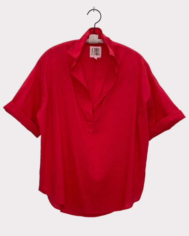 "Delilah Cabo" Blouse Embroidered Floral Blouse