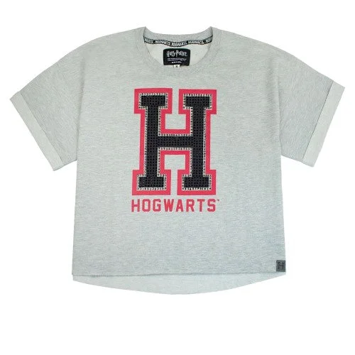 Harry Potter Womens/Ladies Hogwarts Alumni Cropped T-Shirt-- Faux Fur Fabric Real Fur Fabric Shearling Fabric Harry Potter Womens/Ladies Hogwarts Alumni Cropped T-Shirt-- Faux Fur Fabric Real Fur Fabric Shearling Fabric