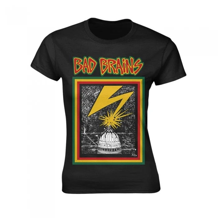 Bad Brains Womens/Ladies Capitol T-Shirt-- Faux Fur Fabric Real Fur Fabric Shearling Fabric Bad Brains Womens/Ladies Capitol T-Shirt-- Faux Fur Fabric Real Fur Fabric Shearling Fabric