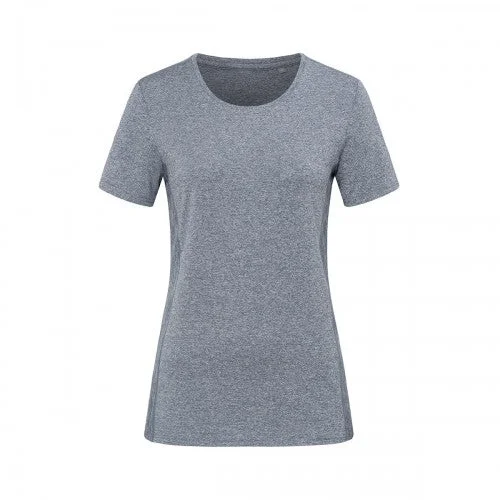 Stedman Womens/Ladies Recycled Fitted T-Shirt-- Ribbed T-Shirt High Neck Heavyweight Stedman Womens/Ladies Recycled Fitted T-Shirt-- Ribbed T-Shirt High Neck Heavyweight