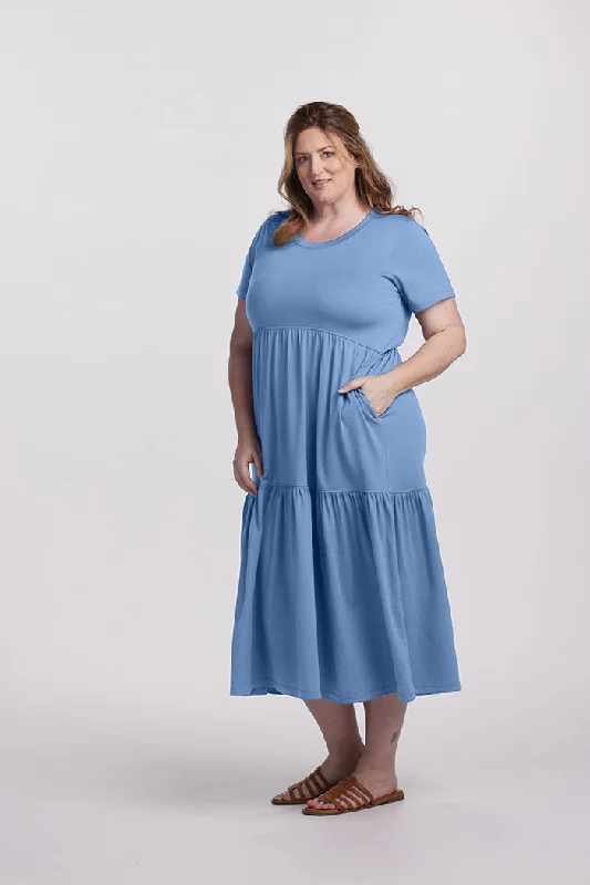 Lucia Dress • Final Sale Deals! - Coronet Blue Tunics Prom sequined