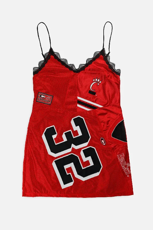 Rework Cincinnati Bearcats NCAA Lace Dress - L Tunics Practical durable