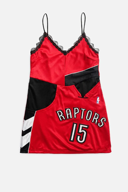 Rework Toronto Raptors NBA Lace Dress - L Tunics Canvas sturdy