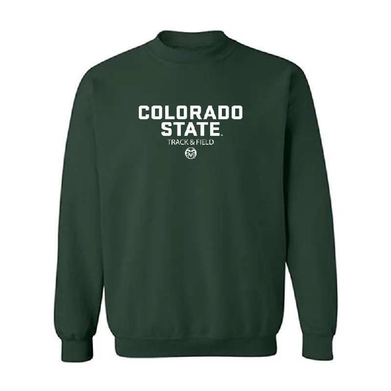 Colorado State - NCAA Women's Track & Field : Klaire Kovatch - Classic Shersey Crewneck Sweatshirt Hoodie with Relaxed Fit Easy Casual Colorado State - NCAA Women's Track & Field : Klaire Kovatch - Classic Shersey Crewneck Sweatshirt Hoodie with Relaxed Fit Easy Casual