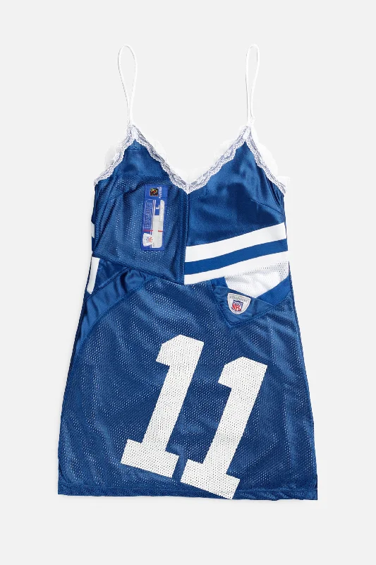 Rework Indianapolis Colts NFL Lace Dress - S Tunics Summer linen