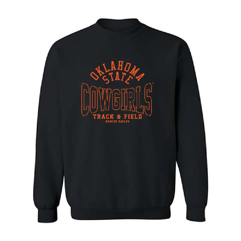Oklahoma State - NCAA Women's Track & Field : Brooke Bayles - Classic Fashion Shersey Crewneck Sweatshirt Graphic Hoodie Design Print Oklahoma State - NCAA Women's Track & Field : Brooke Bayles - Classic Fashion Shersey Crewneck Sweatshirt Graphic Hoodie Design Print
