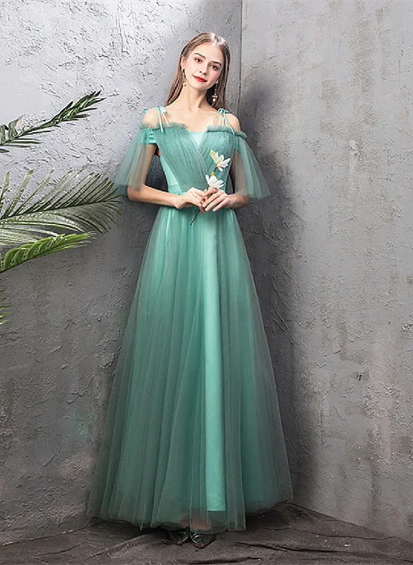 A-line Tulle Blue Floor Length Party Dress, Simple Prom Dress Long Wedding Party Dress Bodycon Fitted Nightout A-line Tulle Blue Floor Length Party Dress, Simple Prom Dress Long Wedding Party Dress Bodycon Fitted Nightout