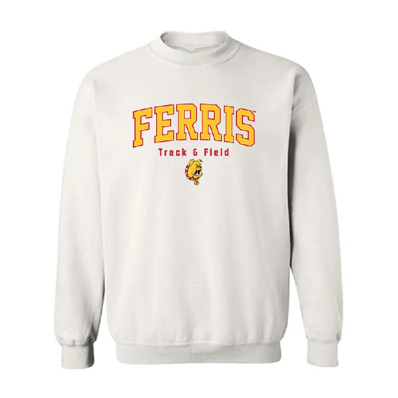 Ferris State - NCAA Women's Track & Field : Daisy Englund - Classic Shersey Crewneck Sweatshirt Hoodie with Drop Shoulder Relaxed Streetwear Ferris State - NCAA Women's Track & Field : Daisy Englund - Classic Shersey Crewneck Sweatshirt Hoodie with Drop Shoulder Relaxed Streetwear