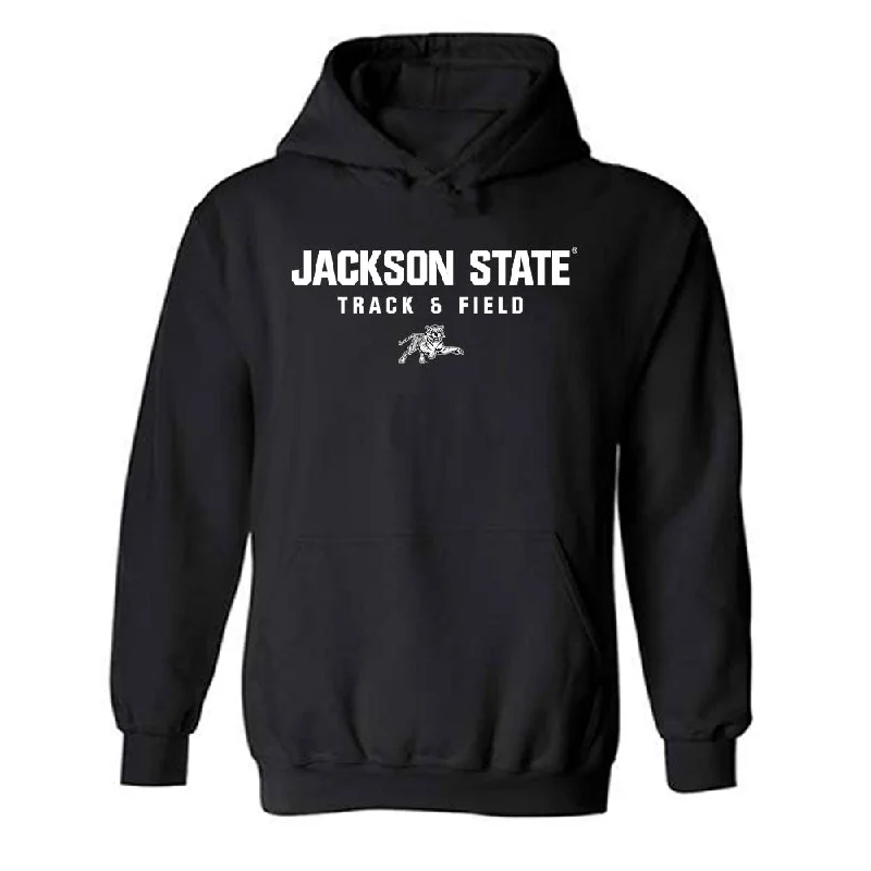 Jackson State - NCAA Women's Track & Field : Callie Calicut - Hooded Sweatshirt Hoodie with Half-Zip Sporty Casual Jackson State - NCAA Women's Track & Field : Callie Calicut - Hooded Sweatshirt Hoodie with Half-Zip Sporty Casual