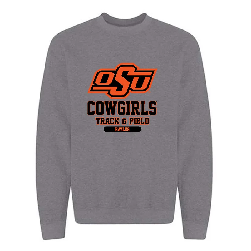 Oklahoma State - NCAA Women's Track & Field : Brooke Bayles - Classic Fashion Shersey Crewneck Sweatshirt Zip Hoodie Drawstring Kangaroo Pocket Oklahoma State - NCAA Women's Track & Field : Brooke Bayles - Classic Fashion Shersey Crewneck Sweatshirt Zip Hoodie Drawstring Kangaroo Pocket