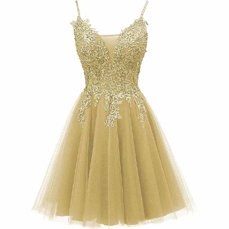 Homecoming Dresses Tulle Prom Dress Appliques Cocktail Party Dress Shift Classic Vintage Homecoming Dresses Tulle Prom Dress Appliques Cocktail Party Dress Shift Classic Vintage