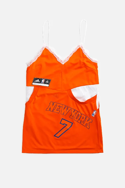 Rework NY Knicks NBA Lace Dress - M Maxi Flowy Bohemian